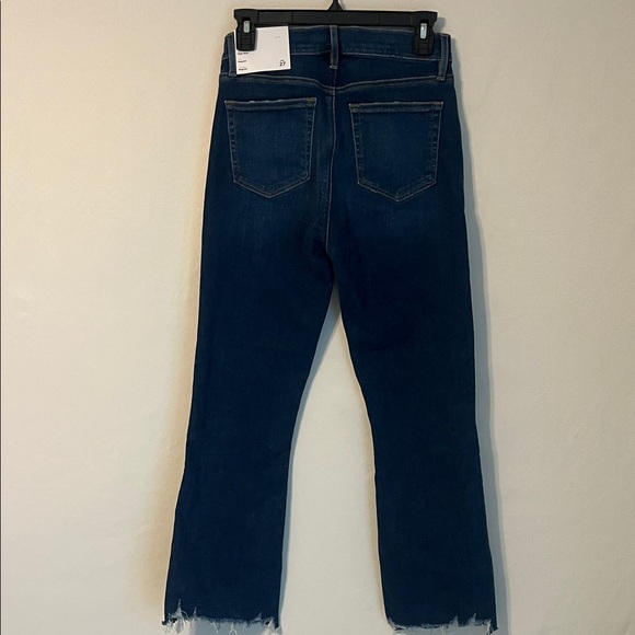 LOFT High Rise The Kick Crop Medium Wash Jeans - Picture 4 of 6